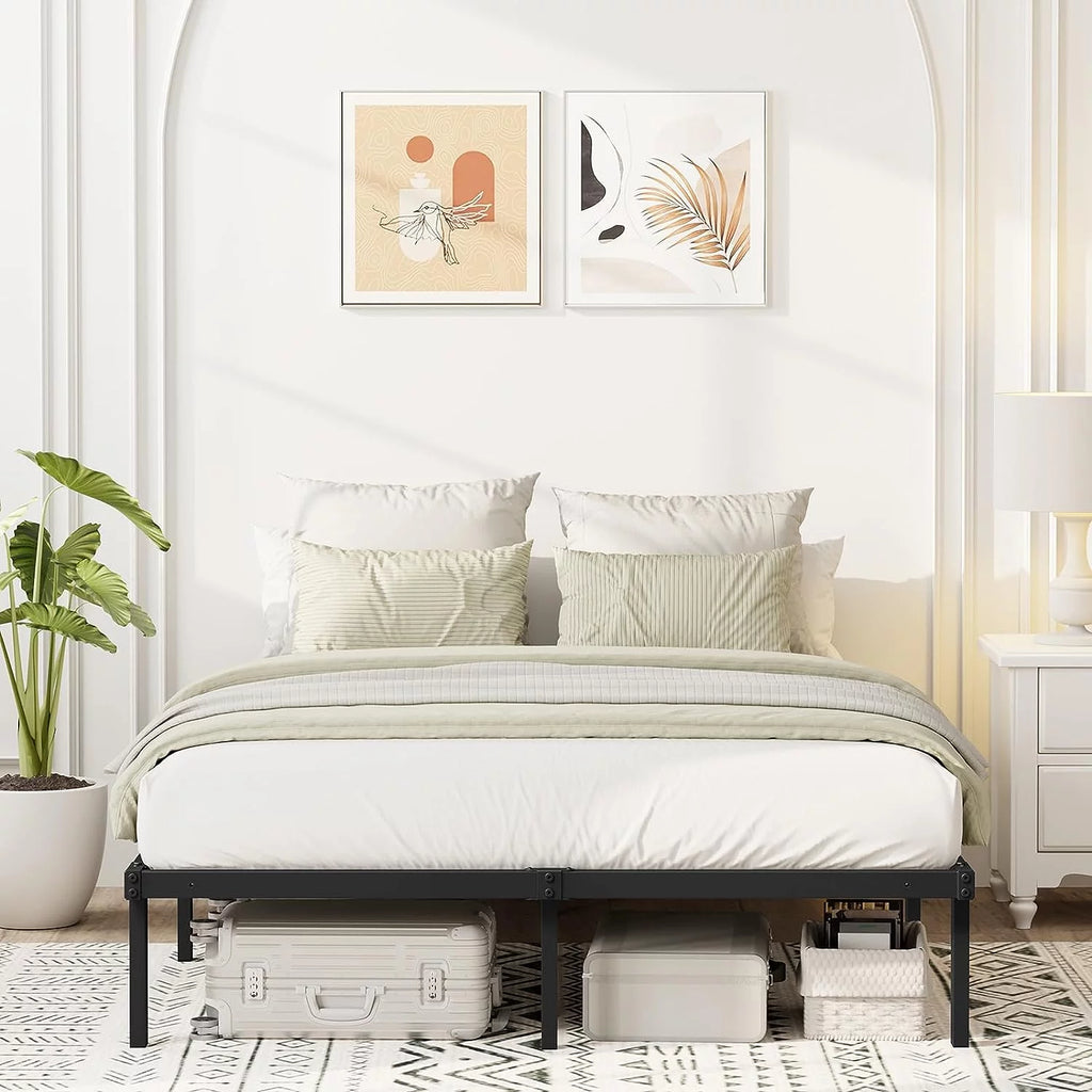 Heavy Duty Full Size Metal Platform Bed Frame A87386