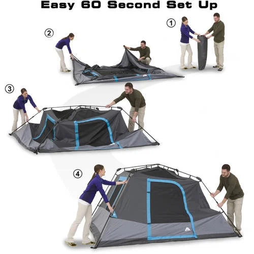 10 X 9 6-Person Dark Rest Instant Cabin Tent Z998