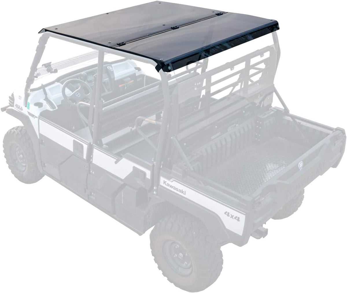 Dark Tinted 1/4 Polycarbonate Roof Y1099