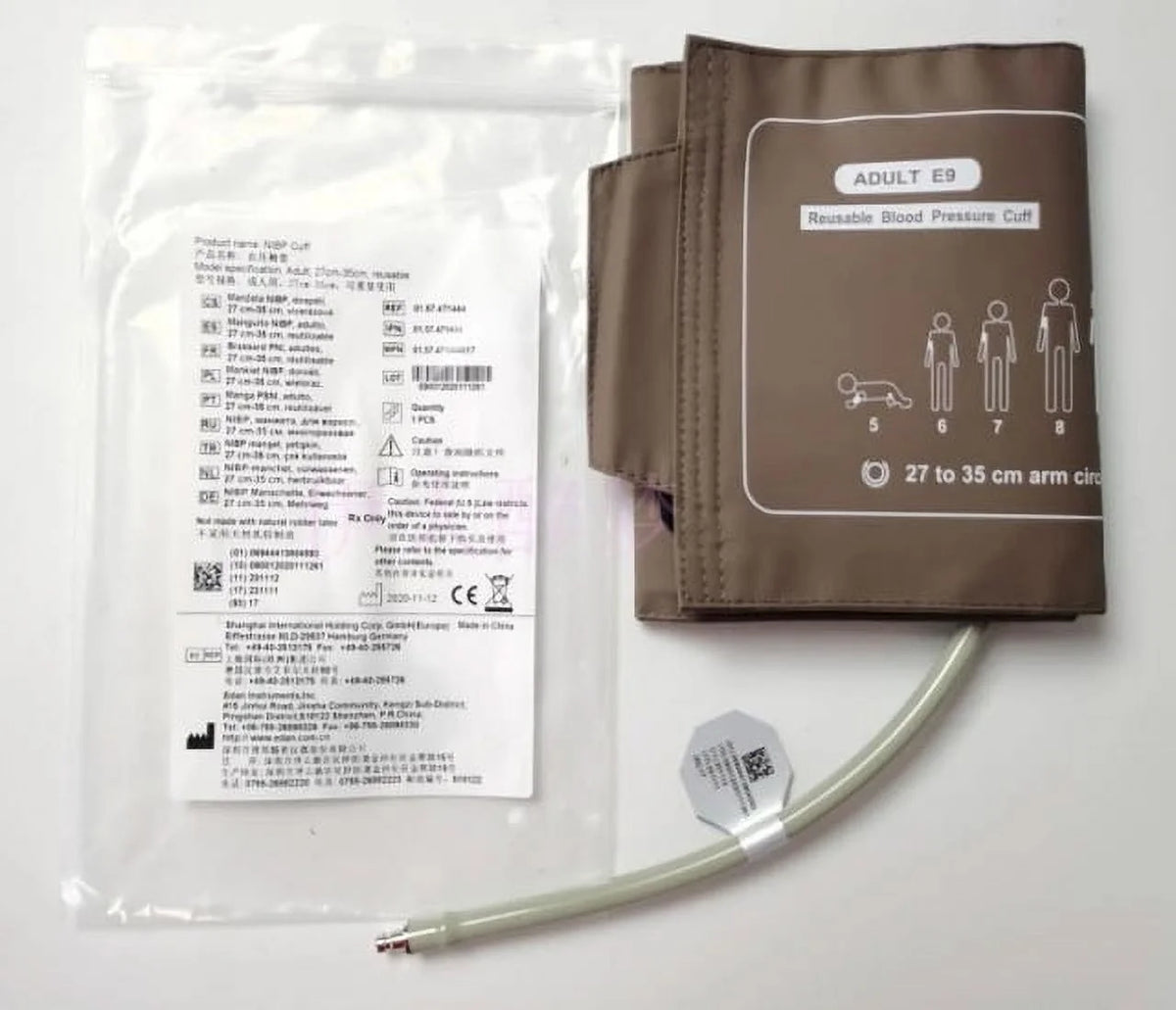 NIBP Cuff, Adult, 27cm-35cm, reusable X130716