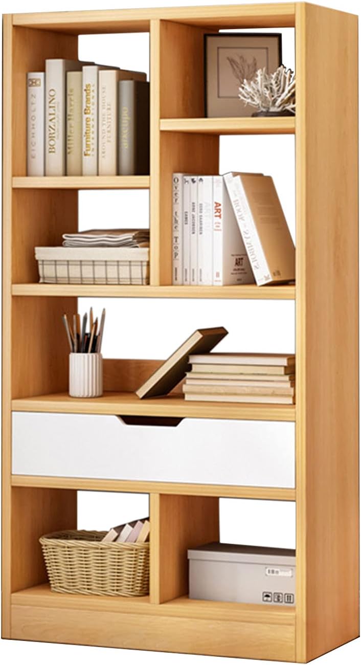 Bright Blue Wooden Open Shelf Bookcase Z5208