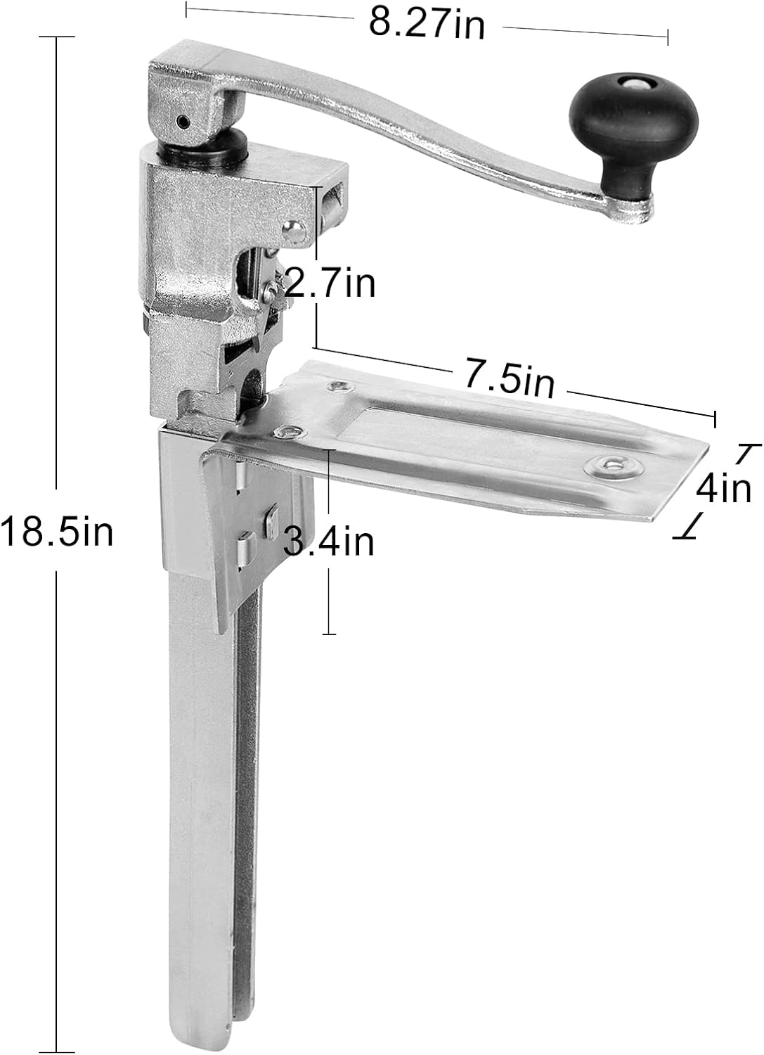 Manual Can Opener with Carbon Steel Pallet D4075