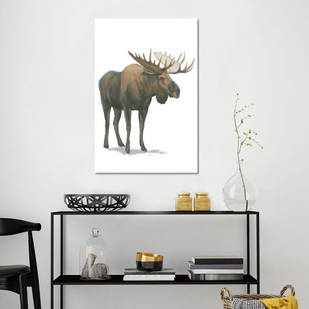 Canvas Art Moose Print Q354929