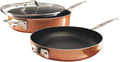 3-Piece Nonstick Cast Texture Cookware Set E18550