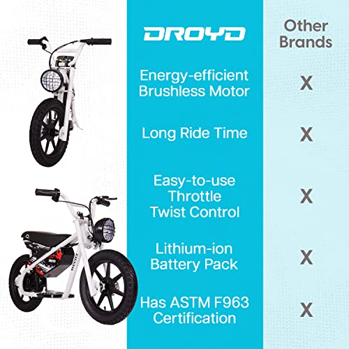 Electric Mini Bike with 14in Tire, 24V 8Ah Battery O31498
