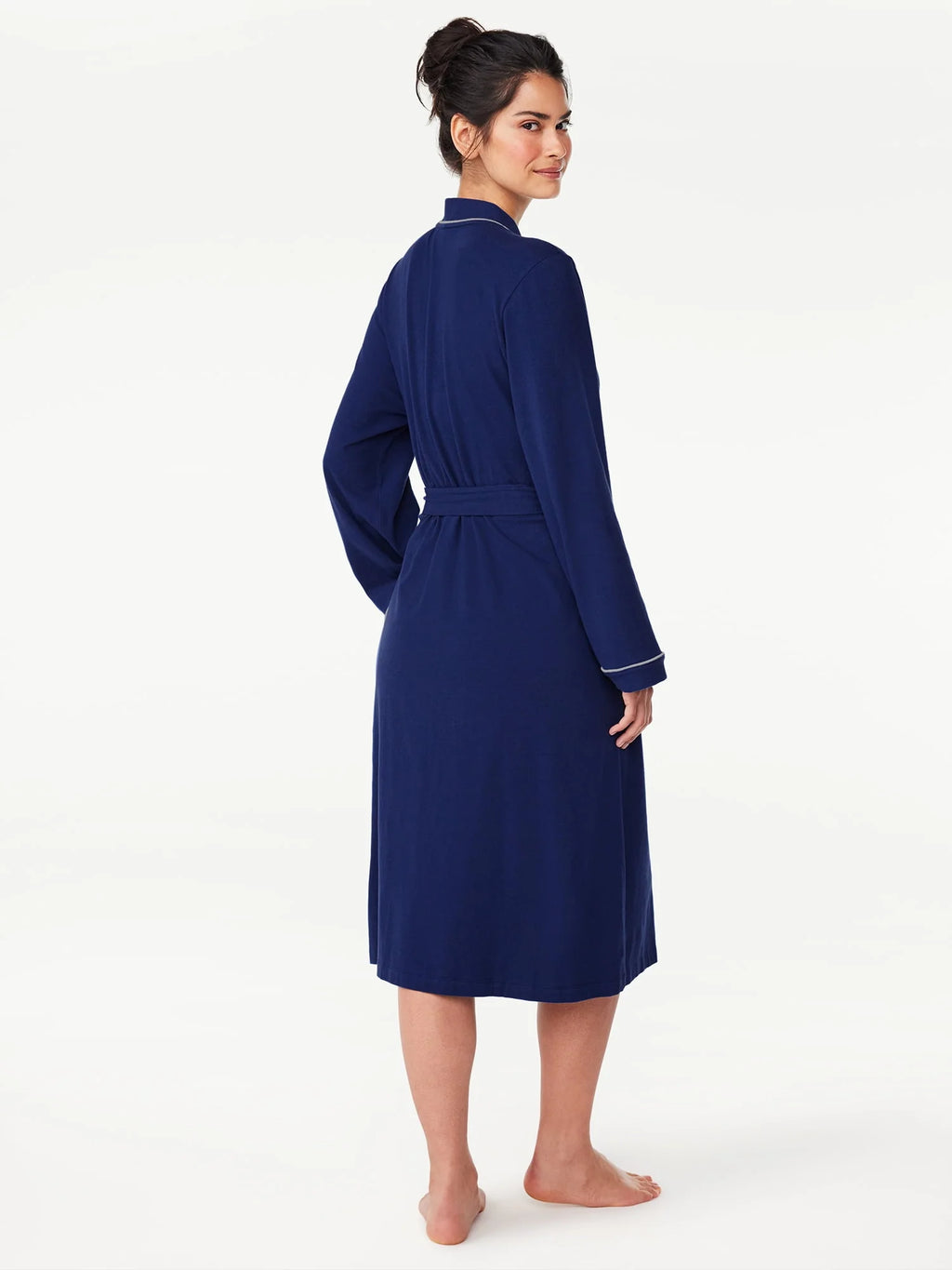 Women's Long Sleeve Wrap Robe H3675