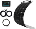 100 Watt 12 Volt Flexible Solar Kit with 100W Monocrystalline Panel and 10A Waterproof PWM Controller I82962