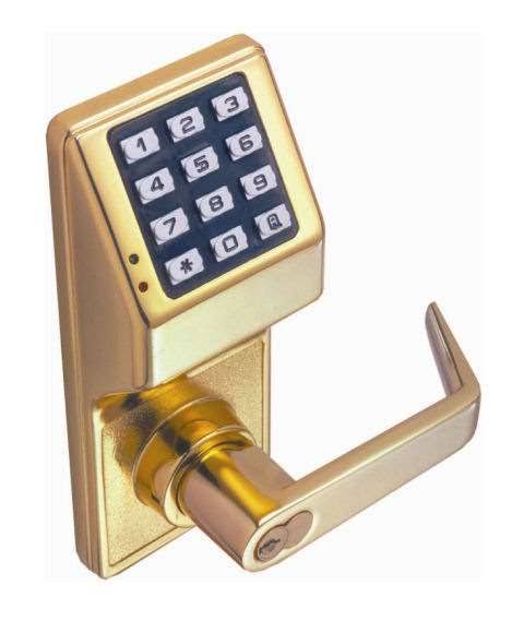 Satin Chrome Electronic Digital Keypad Lever D5652