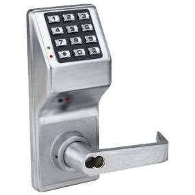 Satin Chrome Electronic Digital Keypad Lever D5652