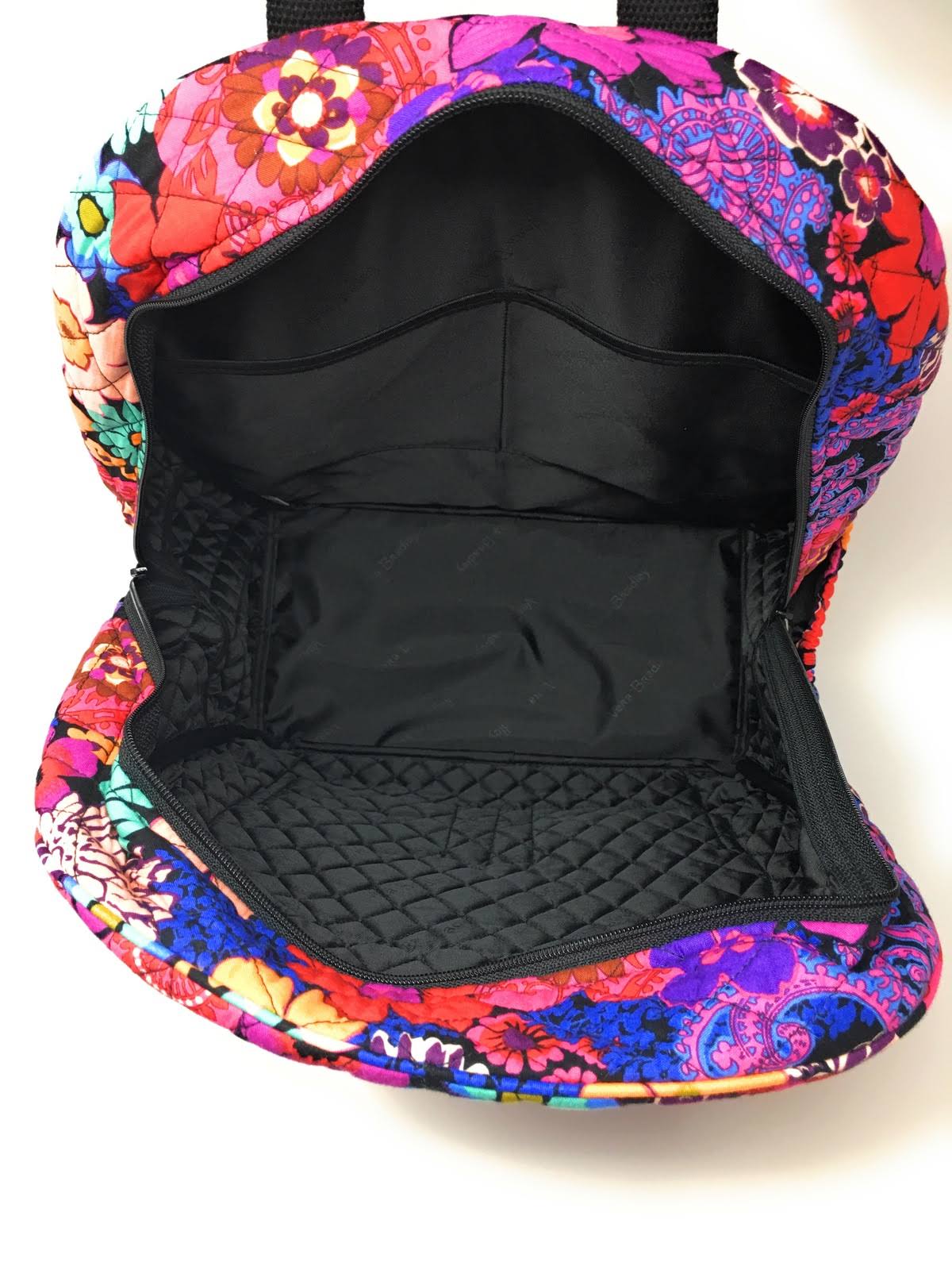 Floral Fiesta Backpack with Black Interior M239