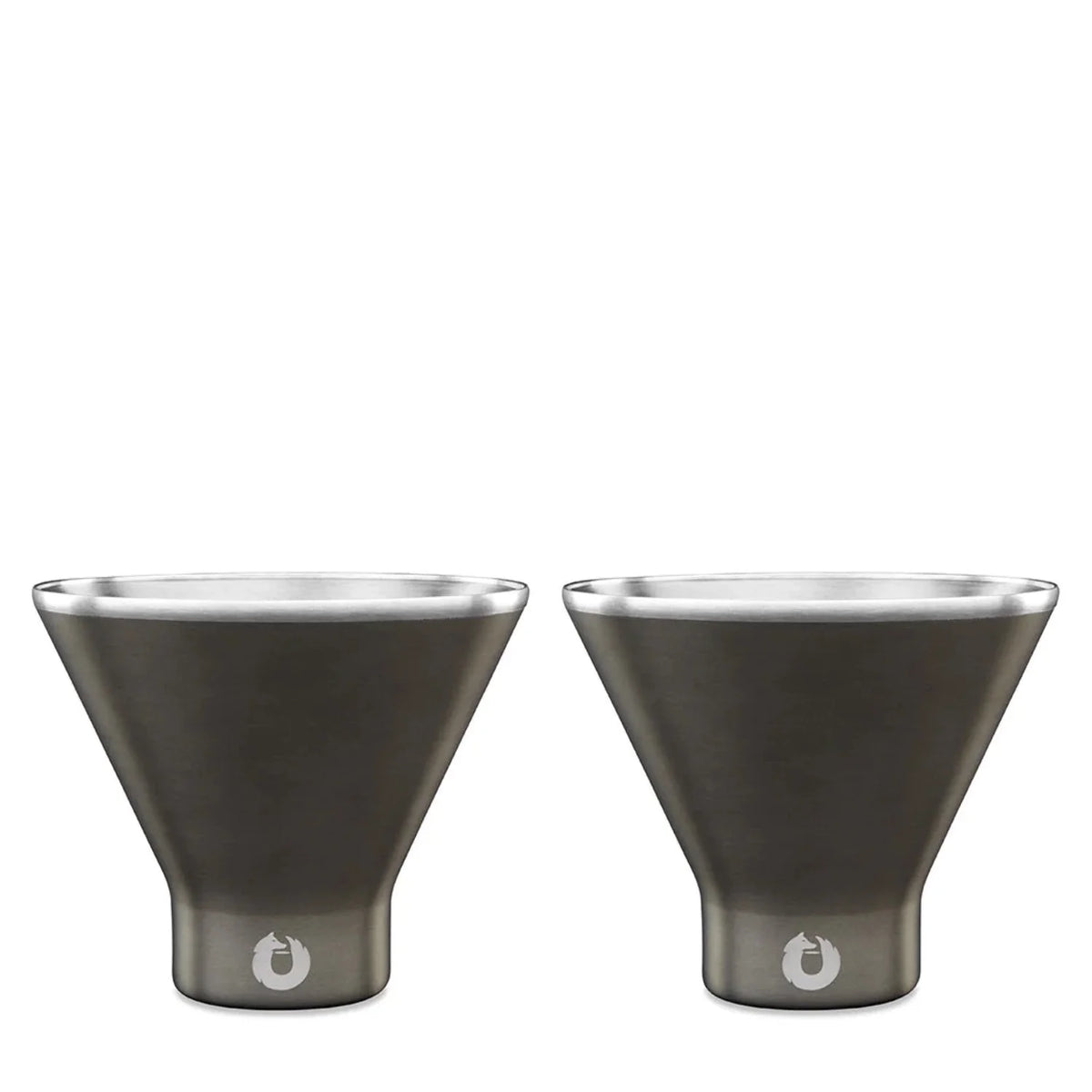 Stainless Steel Martini Glass, Set of 2 J338