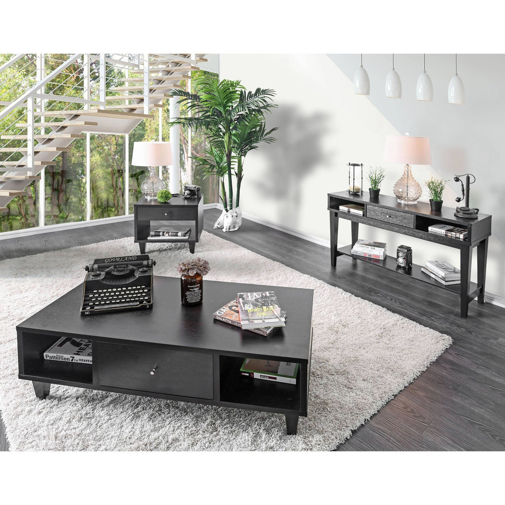 Espresso 1-Drawer End Table M5740