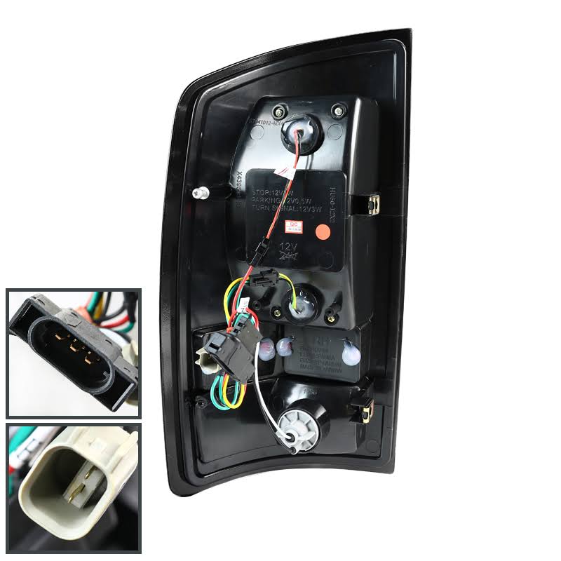 Black LED Tail Lights I33498