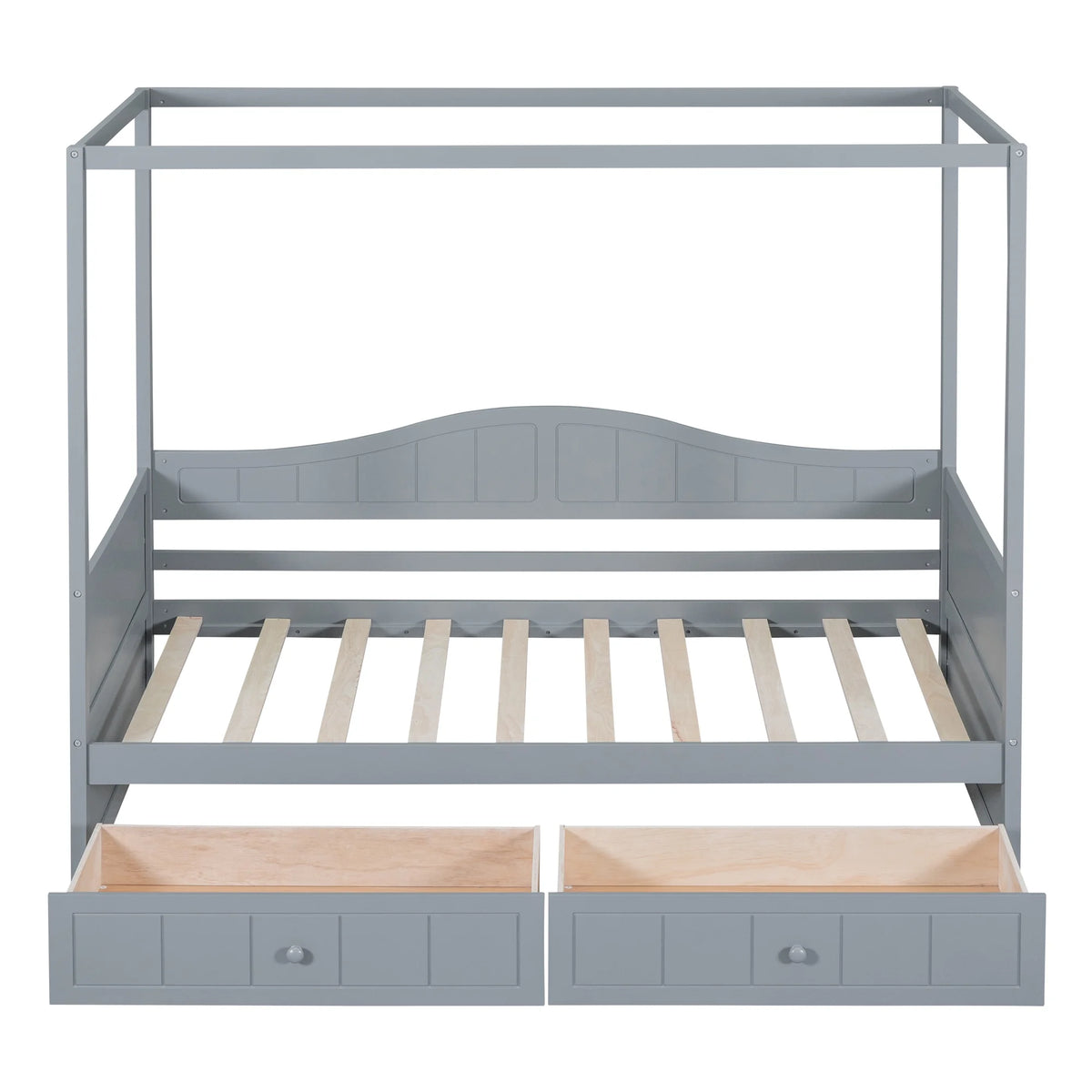 Twin Size Canopy Day Bed with 2 Drawers D61222
