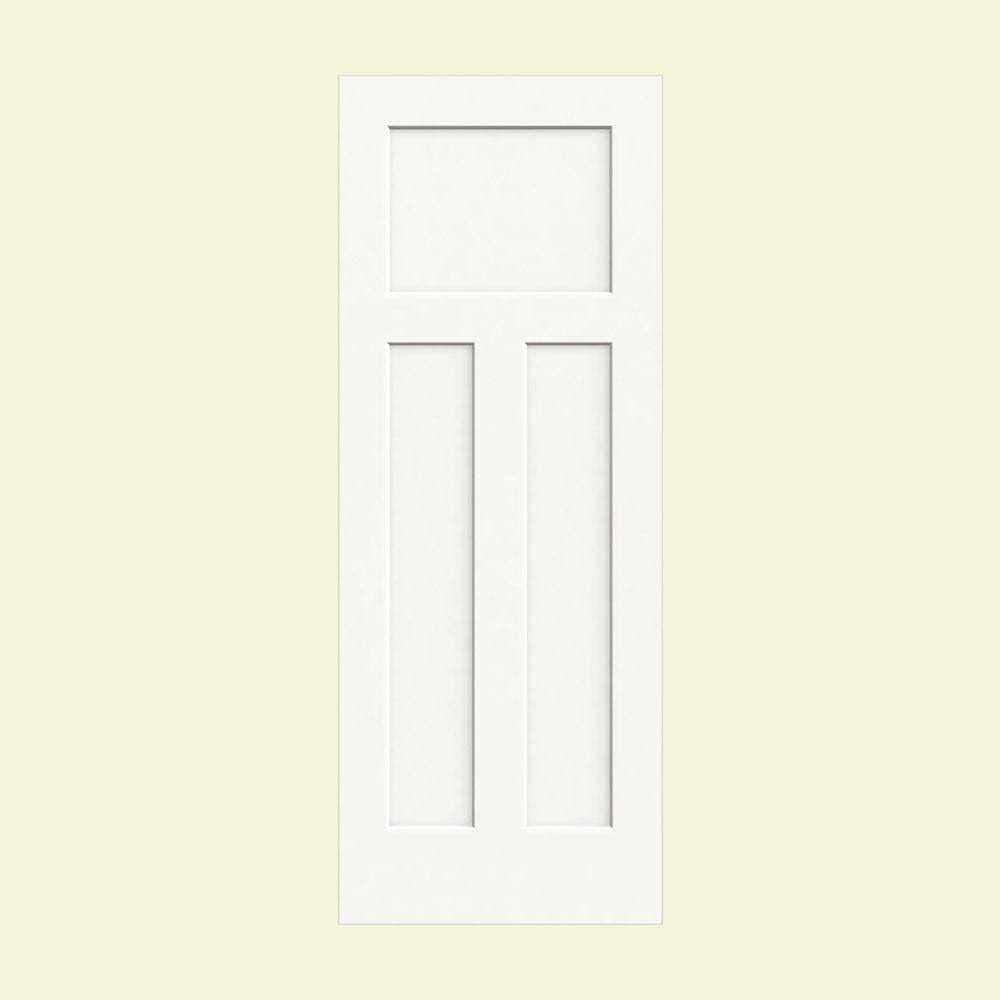 White Painted Smooth Molded Composite MDF Interior Door Slab G3456