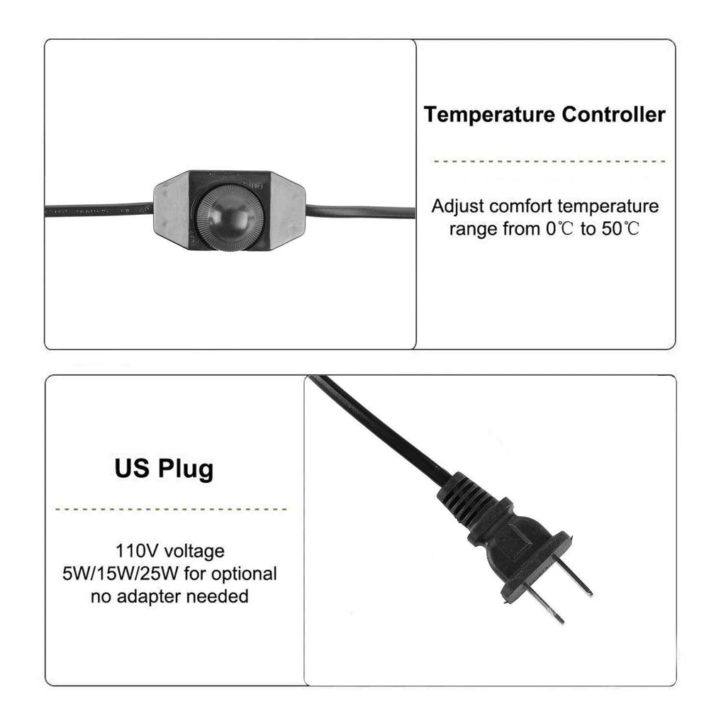 Reptile Heat Pad with Temperature Controller A72116