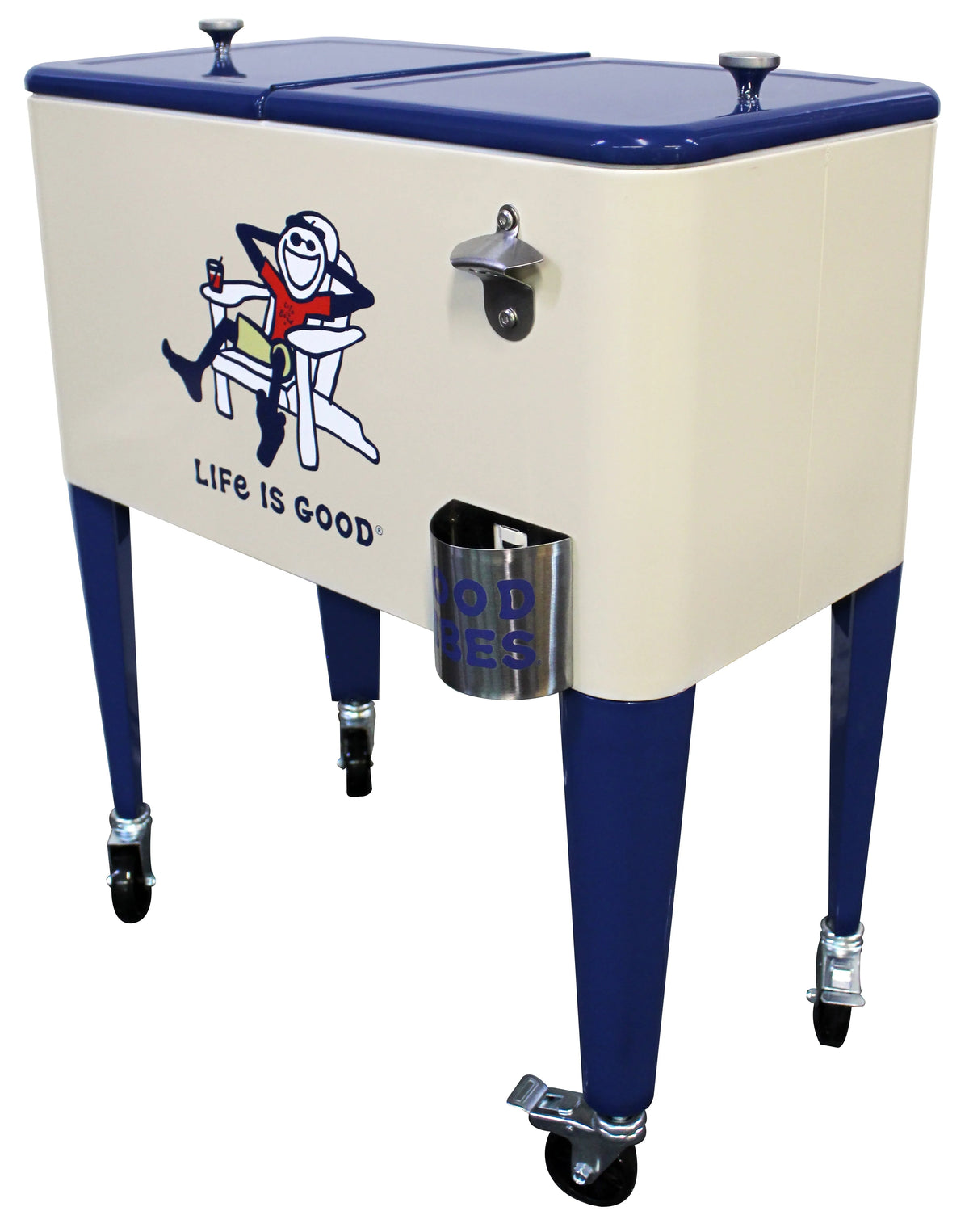 60 Quart Metal Outdoor Patio Cooler V417