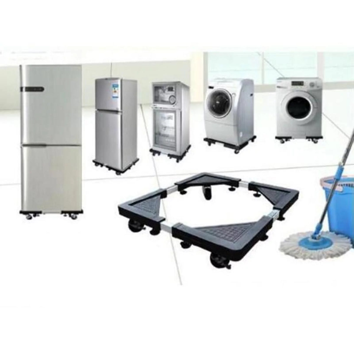 Removable Universal Roller Base Stand - 32x32cm J861
