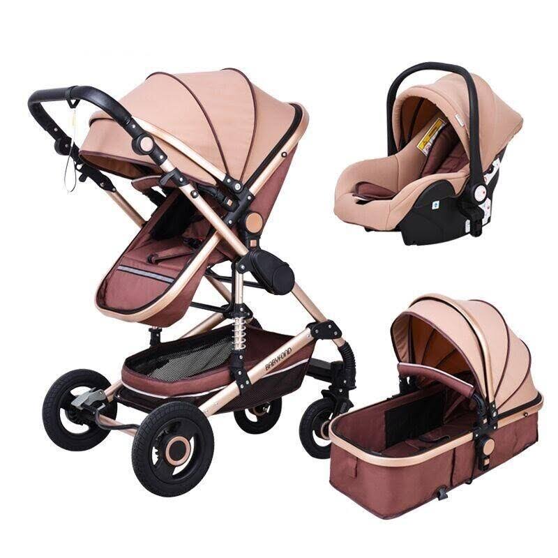 High Landscape Baby Stroller 3 in 1 Multifunctional Car I413
