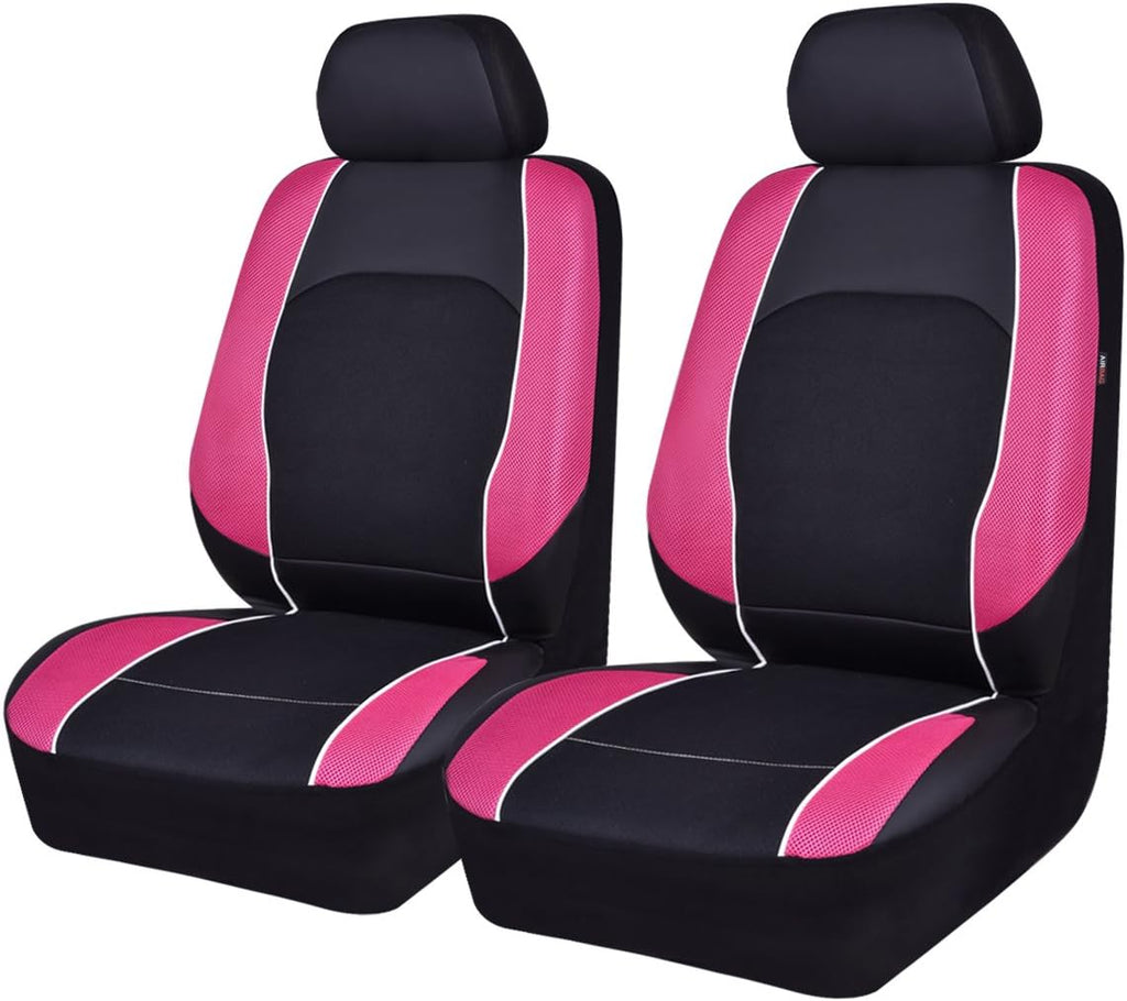 Faux Leather Car Seat Covers Full Set 11PCS Turquoise Blue E564414