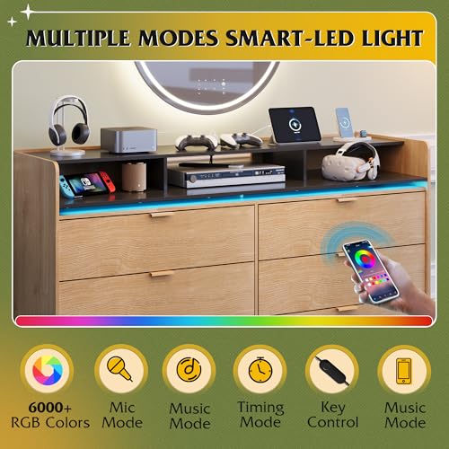 9 Drawer Wood Dresser N49028