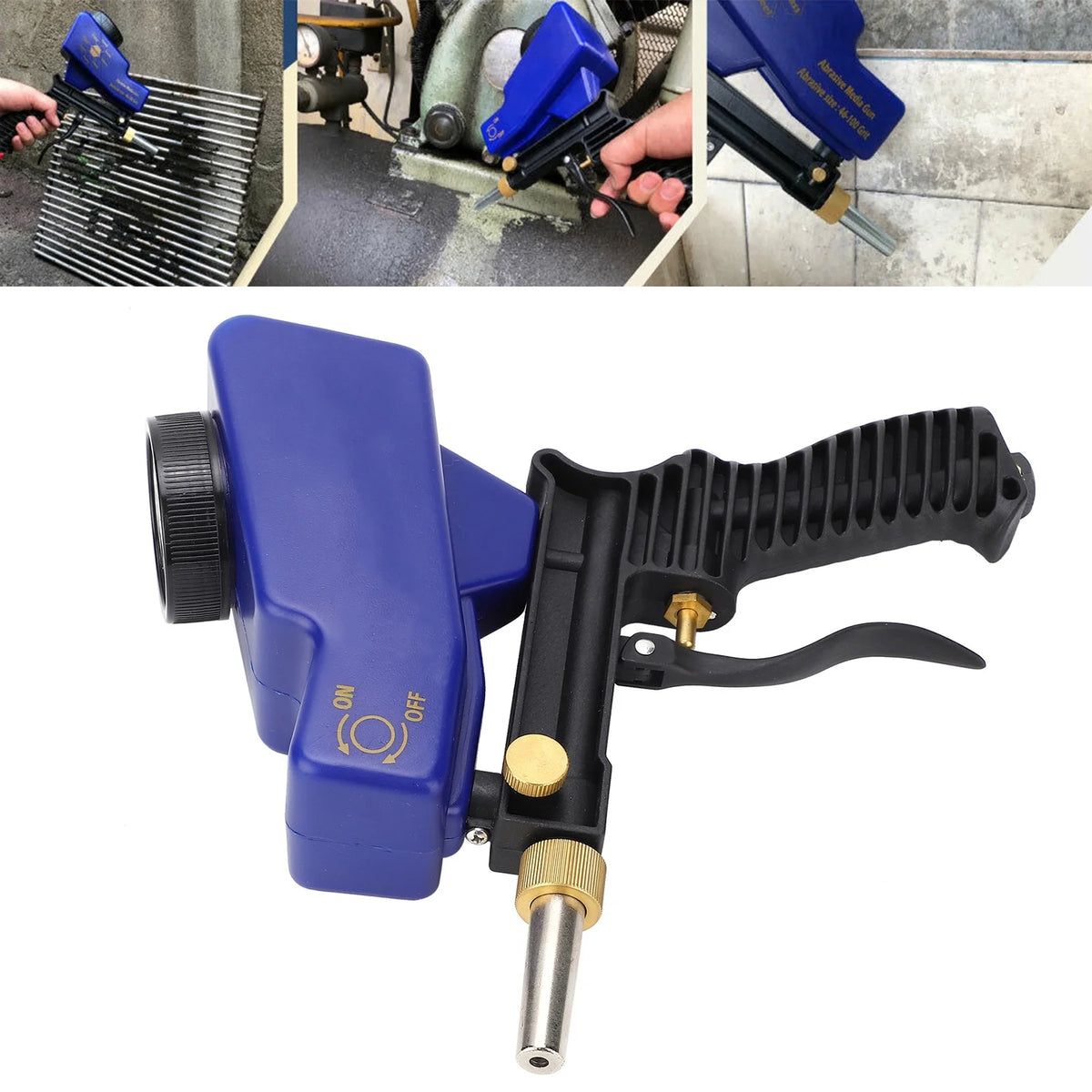 Handheld Gravity Feed Sandblaster 70-150 PSI H664