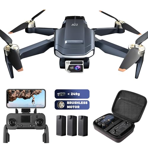 2650 ft Long Range Brushless Motor Drone with 4K HD Camera, 84 Mins Flight Time, 3 Batteries R20818