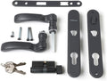 Matte Black Storm Door Hardware Set B57316