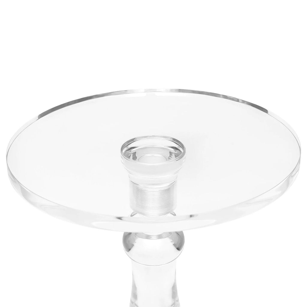 Acrylic Round End Table with Transparent Top Y14805