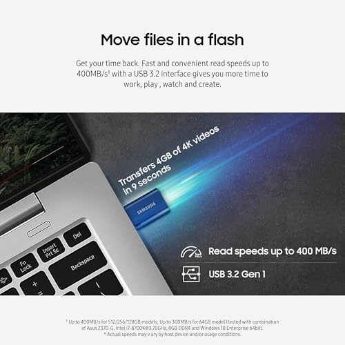 Type-C USB Flash Drive 256GB Blue X923