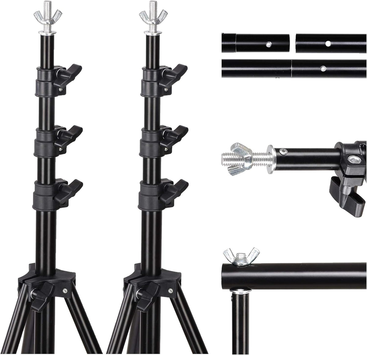 8.5x10ft Adjustable Backdrop Stand with Carry Bag M98149