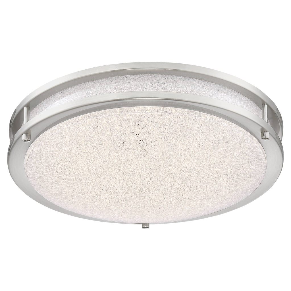 Brushed Steel Flush Mount M7928