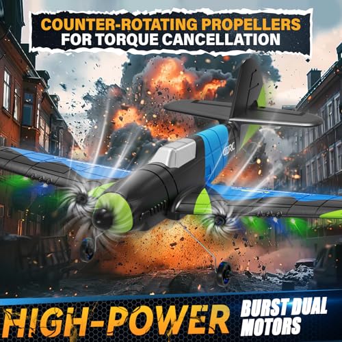 Foam RC Plane Remote Control Airplane with 6-Axis Gyro N5885