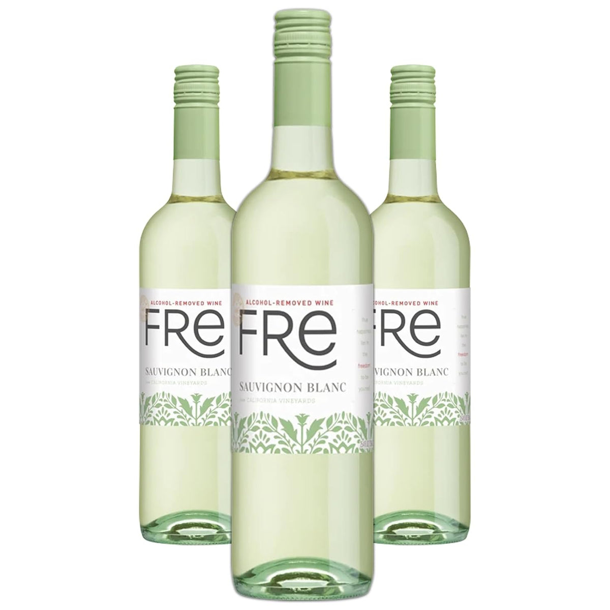 Non-Alcoholic Sauvignon Blanc Wine, 750ML, 3-PACK H8460