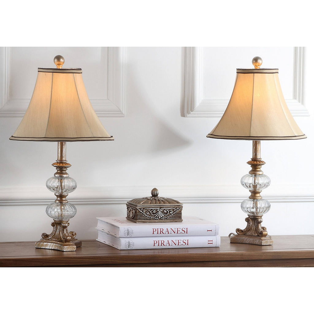Glass Globe Table Lamp Set of 2 V477