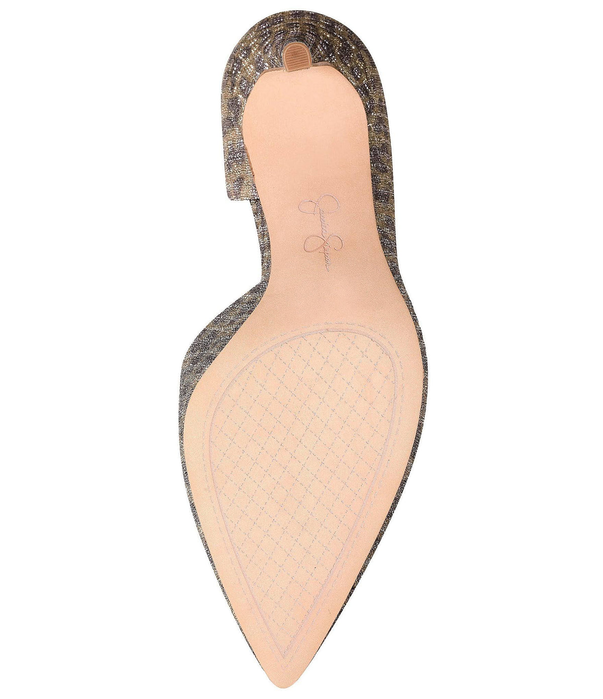 Metallic Leopard Print Pumps Q580668