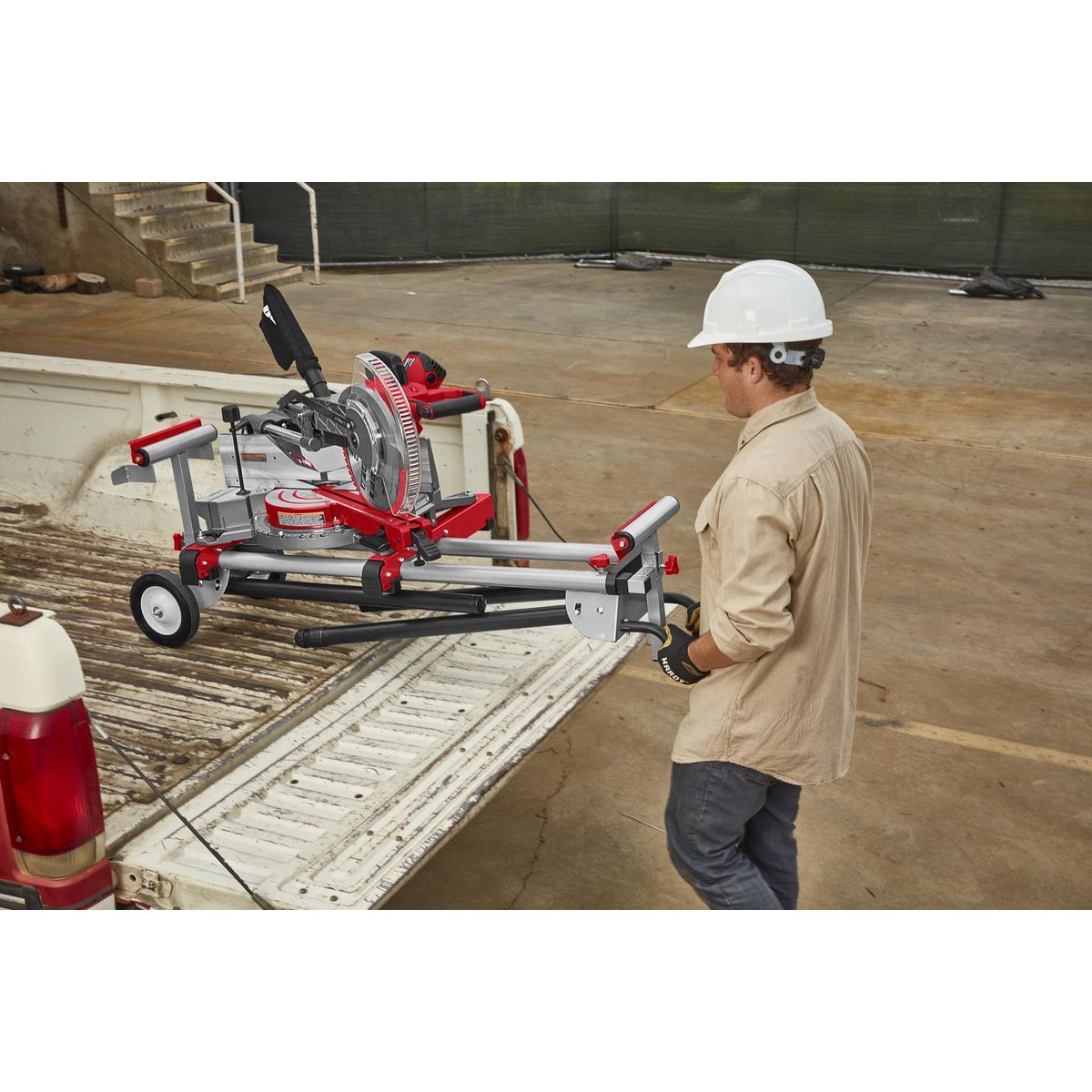 400 lb. Mobile Folding Miter Saw Stand Q29323