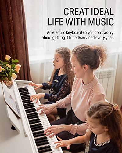 88-Key Weighted Action Digital Piano with Furniture Stand P44416