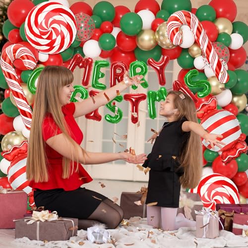180 Pcs Christmas Balloon Arch Garland Kit W3104