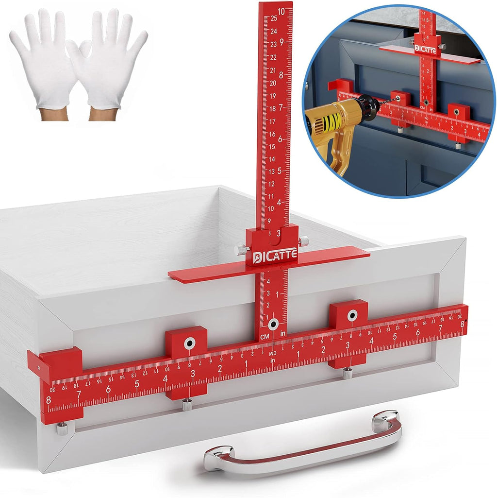 Red Thickened Aluminum Alloy Cabinet Handle Jig K49043