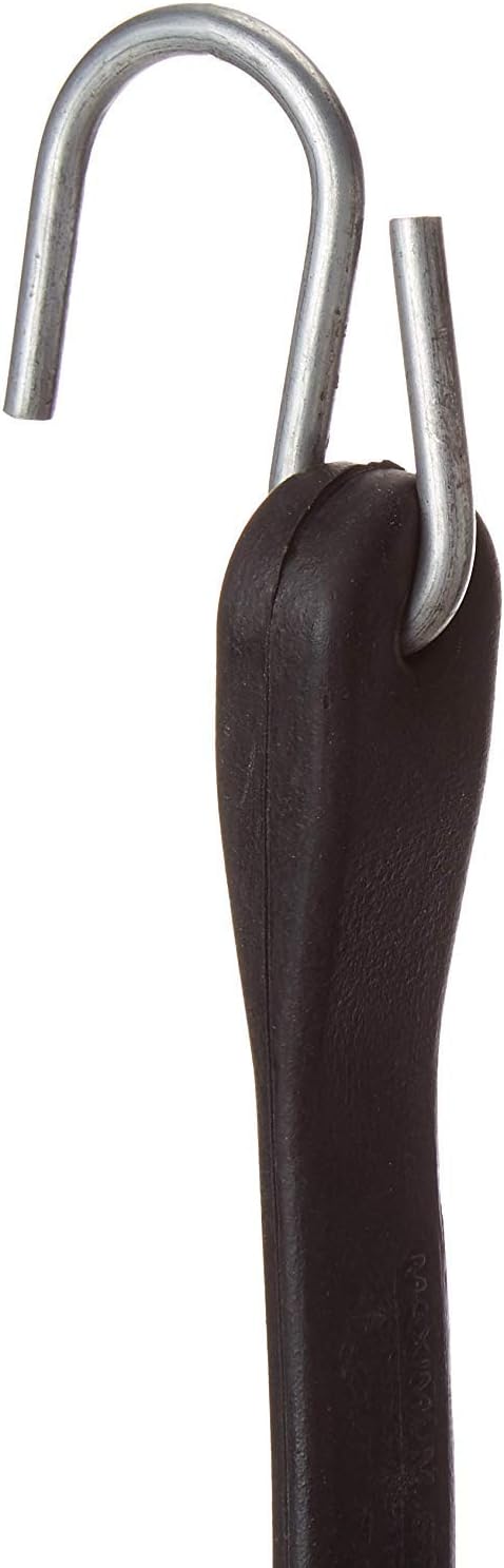 Pack of 25 41 inch Rubber Bungee Cords with Metal S Hooks O2573