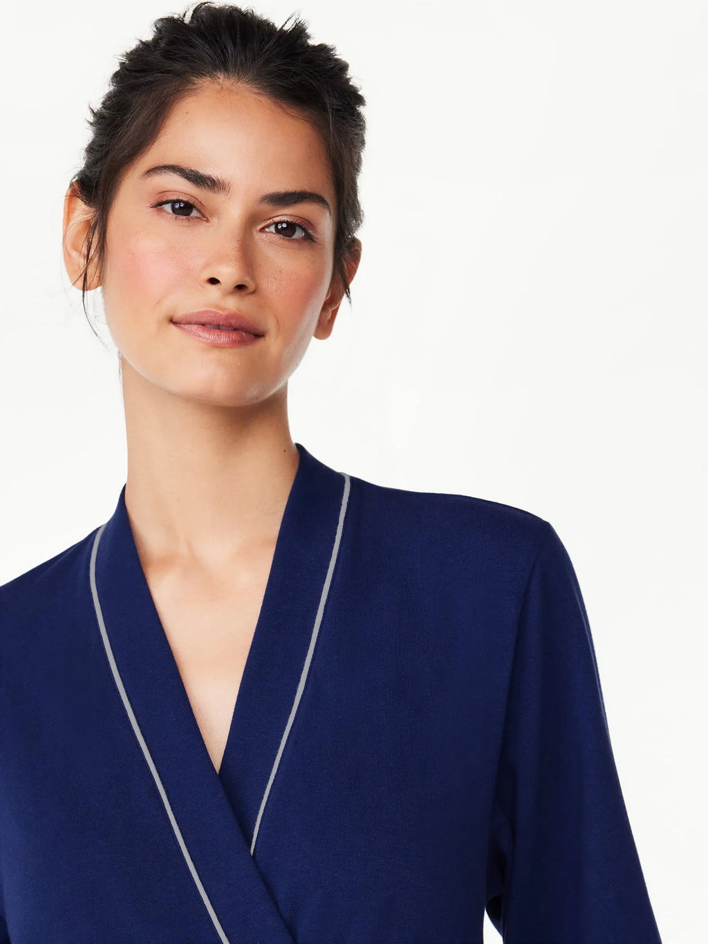 Women's Long Sleeve Wrap Robe H3675