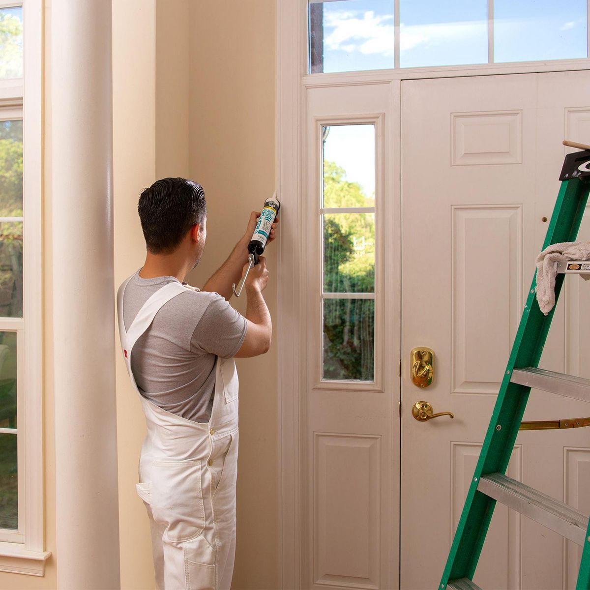 White Acrylic Latex Silicone Caulk N7612