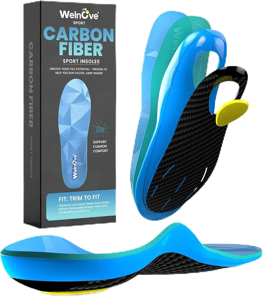 Carbon Fiber Sport Insoles with Arch Support Y629156