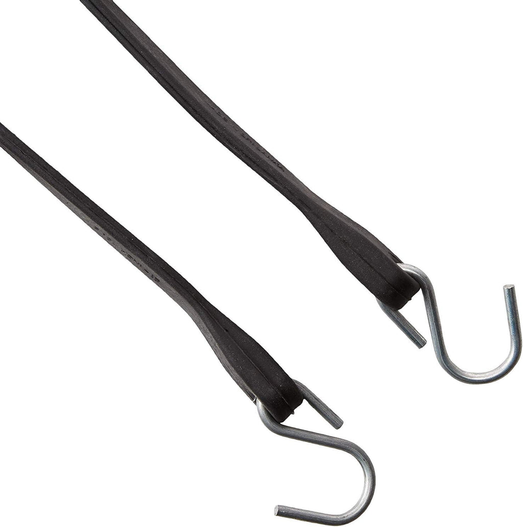 Pack of 25 41 inch Rubber Bungee Cords with Metal S Hooks O2573