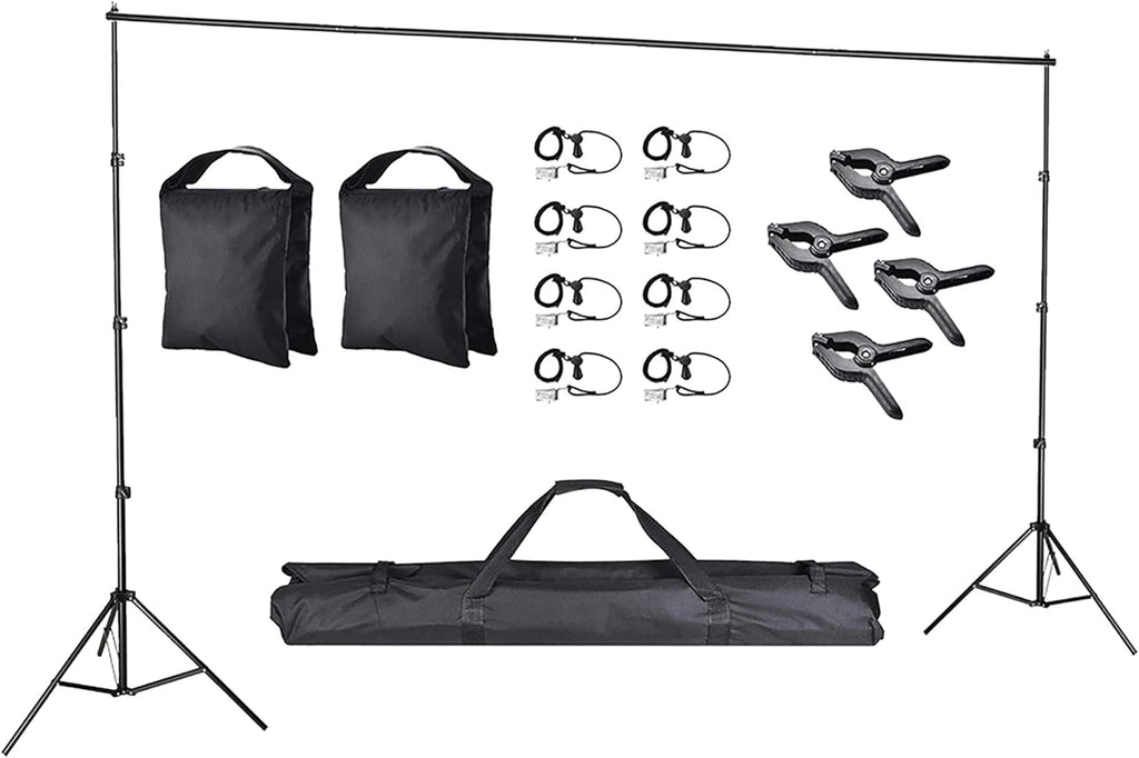 8.5x10ft Adjustable Backdrop Stand with Carry Bag M98149