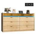 9 Drawer Wood Dresser N49028