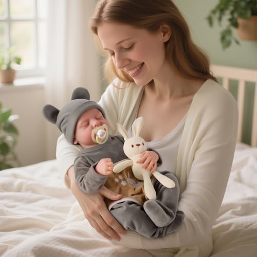 17-Inch Silicone Full Body Realistic Newborn Baby Dolls F45313