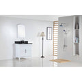 24 in. Single Sink Vanity with Black Galaxy Top S886
