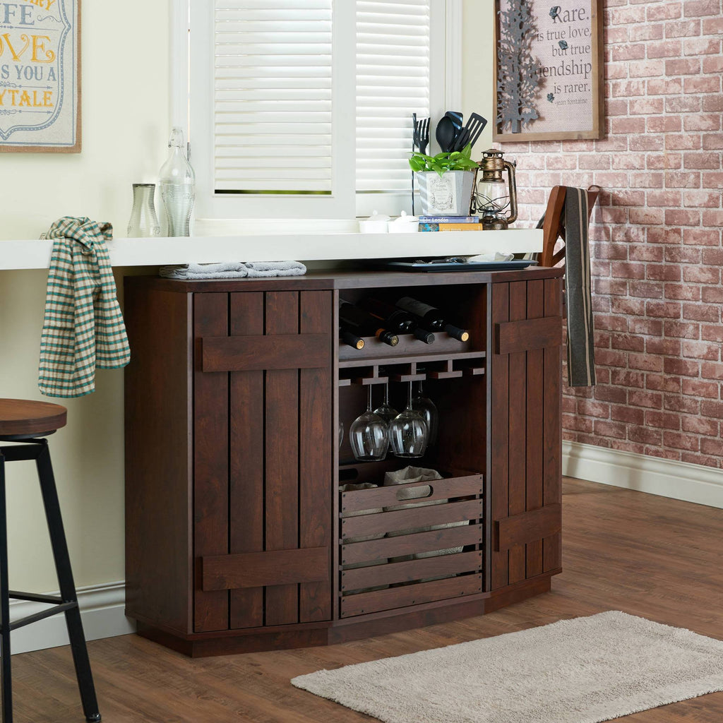 Vintage Walnut Multi-Storage Buffet Z36296